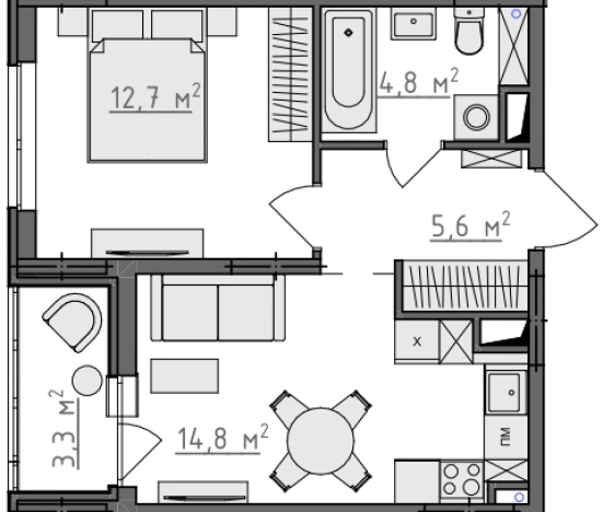 Купить квартиру на улице Белоконской в Владимире. Вариант № 156178, 0, площадь -  квм, цена 4548250 рублей