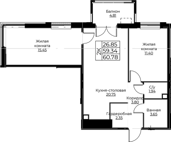 Купить трехкомнатную квартиру в ЖК Тишин в Ленинградской области. Вариант № 8058826, 0, площадь -  квм, цена 10572316 рублей
