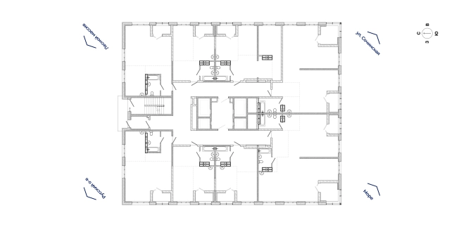 Купить однокомнатную квартиру в ЖК Посейдония в Владивостоке. Вариант № 4136729, 3, площадь -  квм, цена 7888400 рублей