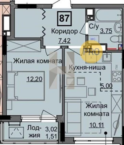 Купить однокомнатную квартиру в новостройках в Ижевске. Вариант № 73694, 0, площадь -  квм, цена 3510000 рублей