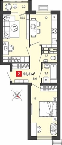 Купить квартиру на улице Алая в Пензенской области. Вариант № 95419, 0, площадь -  квм, цена 5170680 рублей