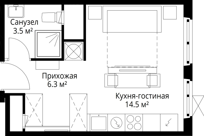 Купить квартиру на вторичке на улице Радужная в Видном. Вариант № 2530166, 0, площадь -  квм, цена 7598464 рублей