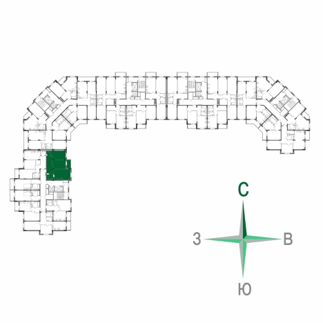Купить квартиру в ЖК "Триумфальный" в микрорайоне Славный в Коврове. Вариант № 6848856, 5, площадь -  квм, цена 6108524 рублей