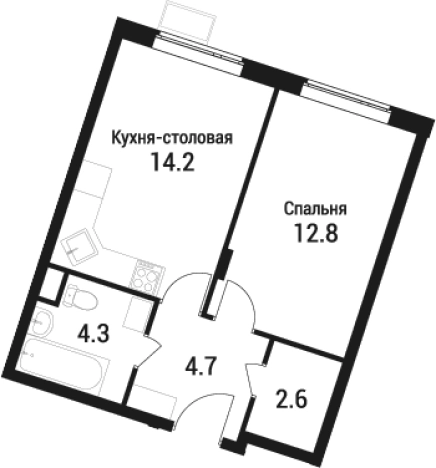 Купить квартиру в ЖК Дом в Малаховке в Московской области. Вариант № 131725, 0, площадь -  квм, цена 6768700 рублей