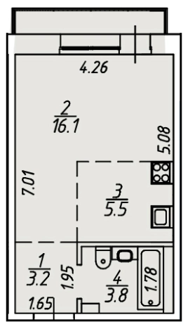 Купить квартиру в ЖК Стрижи Сити в Иркутске. Вариант № 78132, 0, площадь -  квм, цена 5332000 рублей
