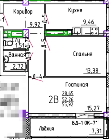 Купить квартиру в Республике Татарстан (татарстан). Вариант № 139958, 0, площадь -  квм, цена 8509570 рублей