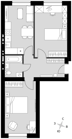 Купить двухкомнатную квартиру в Апрелевке. Вариант № 9891450, 0, площадь -  квм, цена 14655318 рублей