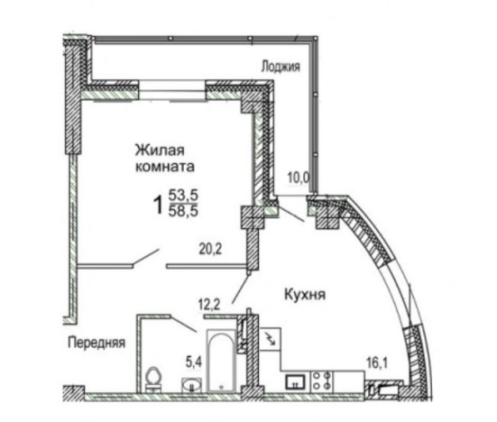 Купить однокомнатную квартиру в ЖК Золотая долина в Приморском крае. Вариант № 9425947, 0, площадь -  квм, цена 6142500 рублей