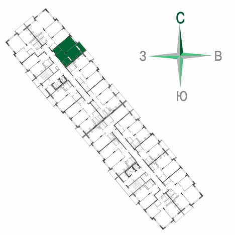 Купить однокомнатную квартиру в Микрорайоне Южный, Ковров в Коврове. Вариант № 146439, 2, площадь -  квм, цена 4525400 рублей
