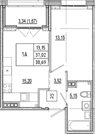 Купить двухкомнатную квартиру в новостройках в ЖК Ranta Residence в Санкт-Петербурге. Вариант № 6056438, 0, площадь -  квм, цена 18184300 рублей