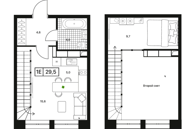Купить Студию в Ивантеевке. Вариант № 1407756, 0, площадь -  квм, цена 8318310 рублей