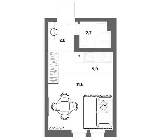 Купить квартиру у метро Девяткино в Ленинградской области. Вариант № 7830141, 0, площадь -  квм, цена 4460000 рублей