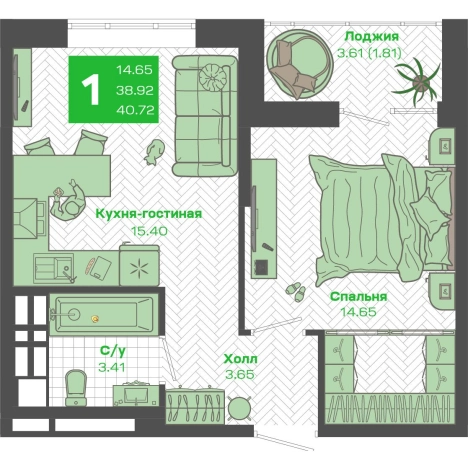 Купить однокомнатную квартиру на улице Весенняя в Приморском крае. Вариант № 10262863, 0, площадь -  квм, цена 7350000 рублей
