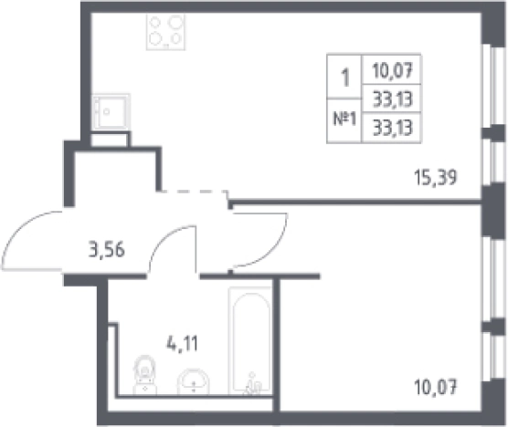 Купить квартиру в новостройках у метро Пролетарская в Ленинградской области. Вариант № 7975488, 0, площадь -  квм, цена 5656948 рублей