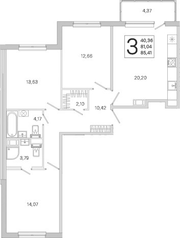 Купить многокомнатную квартиру в ЖК ЮгТаун. Олимпийские кварталы в Санкт-Петербурге. Вариант № 9638701, 0, площадь -  квм, цена 18298832 рублей