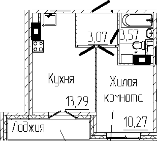 Купить однокомнатную квартиру на вторичке у метро Парнас в Сертолове. Вариант № 6057047, 0, площадь -  квм, цена 6304962 рублей