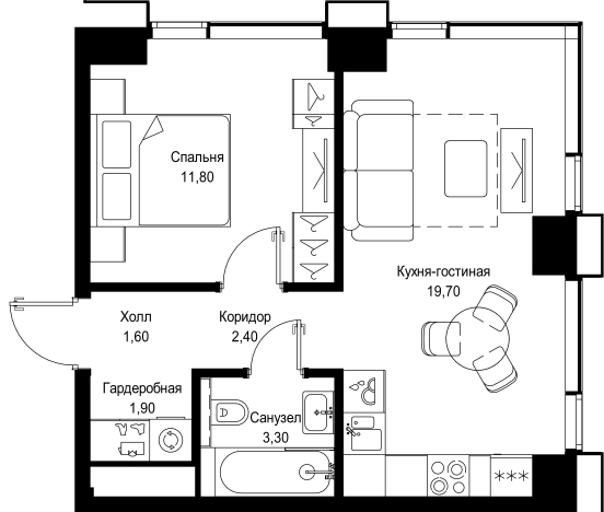 Купить квартиру в районе Покровское-Стрешнево в Москве. Вариант № 155177, 0, площадь -  квм, цена 20020330 рублей