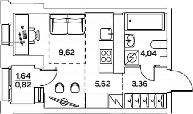 Купить квартиру у метро Нижегородская в Москве. Вариант № 3572679, 0, площадь -  квм, цена 10426853 рублей