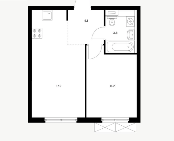 Купить квартиру на вторичке на улице Строительный проезд в Москве. Вариант № 10950142, 0, площадь -  квм, цена 20000000 рублей