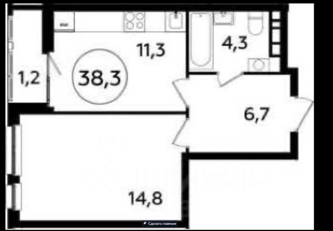 Купить квартиру в Москве. Вариант № 10427445, 6, площадь -  квм, цена 13300000 рублей