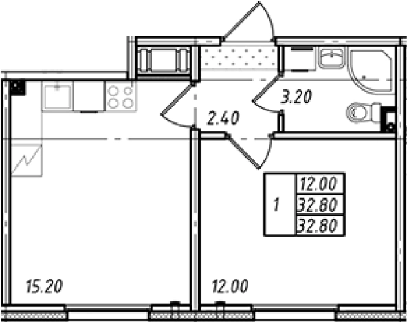Купить двухкомнатную квартиру у метро Проспект Большевиков в Ленинградской области. Вариант № 7599945, 0, площадь -  квм, цена 5067600 рублей