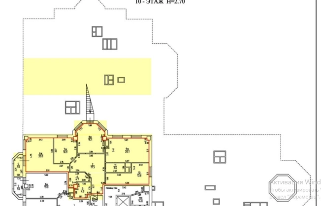 Купить четырехкомнатную квартиру в Калининграде. Вариант № 3246, 9, площадь -  квм, цена 26500000 рублей