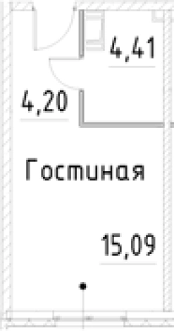 Купить Студию в новостройках на улице проспект Большевиков в Санкт-Петербурге. Вариант № 7596954, 0, площадь -  квм, цена 5124464 рублей