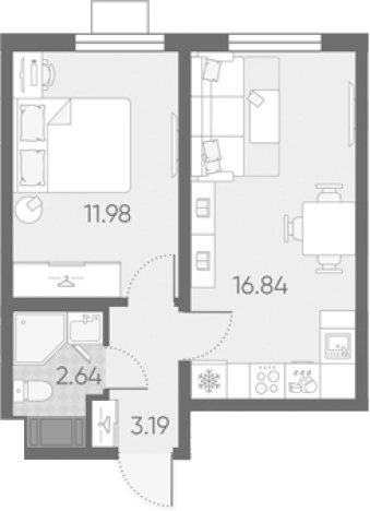 Купить квартиру в ЖК Морская миля в Санкт-Петербурге. Вариант № 6890460, 0, площадь - квм, цена 9548881 рублей