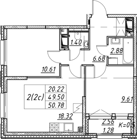 Купить трехкомнатную квартиру у метро Елизаровская в Санкт-Петербурге. Вариант № 7849556, 0, площадь -  квм, цена 18484021 рублей
