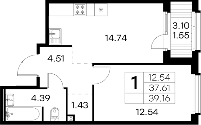 Купить двухкомнатную квартиру в новостройках у метро Парнас в Санкт-Петербурге. Вариант № 4807733, 0, площадь -  квм, цена 7889999 рублей