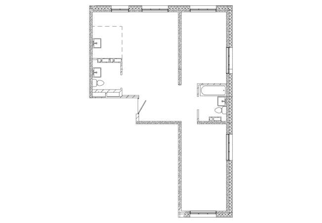 Купить двухкомнатную квартиру в Приморском крае. Вариант № 4119786, 0, площадь -  квм, цена 13445300 рублей