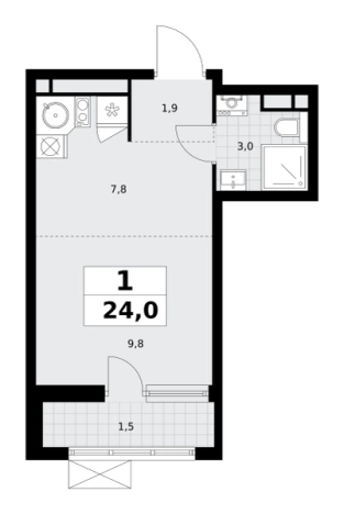 Купить квартиру в ЖК Родные кварталы в Москве. Вариант № 2206762, 0, площадь -  квм, цена 8658960 рублей