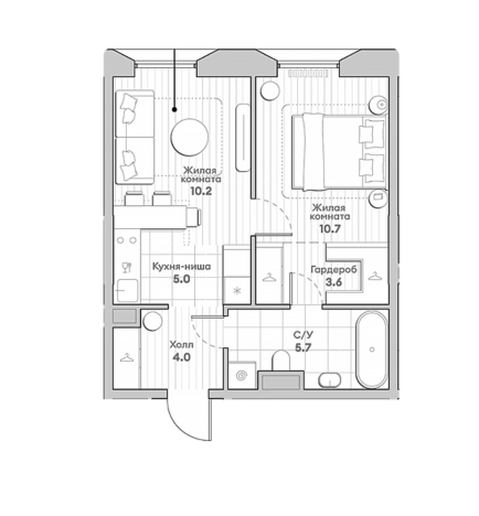 Купить квартиру в Москве. Вариант № 9144232, 1, площадь - квм, цена 17000000 рублей
