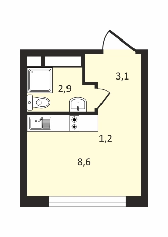 Купить квартиру в Москве. Вариант № 8737370, 0, площадь -  квм, цена 9200000 рублей