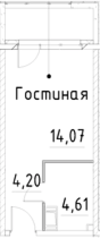 Купить Студию в новостройках на улице проспект Большевиков в Санкт-Петербурге. Вариант № 7596483, 0, площадь -  квм, цена 5234118 рублей