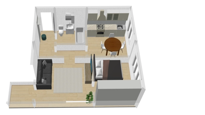 Купить двухкомнатную квартиру в районе Железнодорожный в Рязани. Вариант № 2925951, 19, площадь -  квм, цена 2600000 рублей