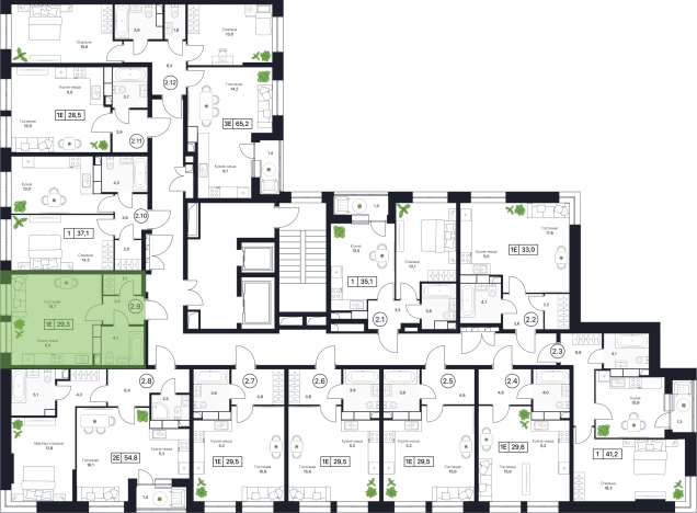 Купить Студию в Ивантеевке. Вариант № 160561, 0, площадь -  квм, цена 6256500 рублей