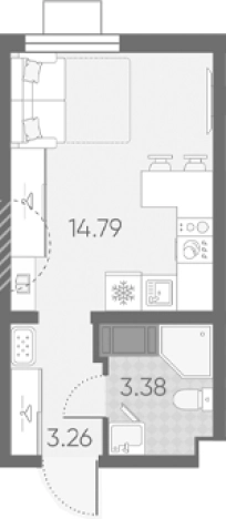 Купить Студию в новостройках в районе Красносельский в Санкт-Петербурге. Вариант № 6890779, 0, площадь -  квм, цена 6745478 рублей