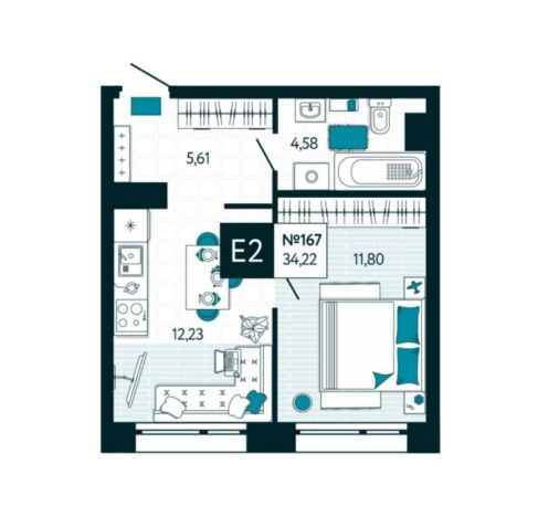 Купить квартиру в Тульской области. Вариант № 9166644, 0, площадь -  квм, цена 4200000 рублей