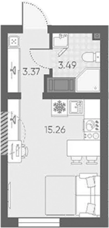 Купить Студию у метро Автово в Санкт-Петербурге. Вариант № 7571319, 0, площадь -  квм, цена 7001687 рублей