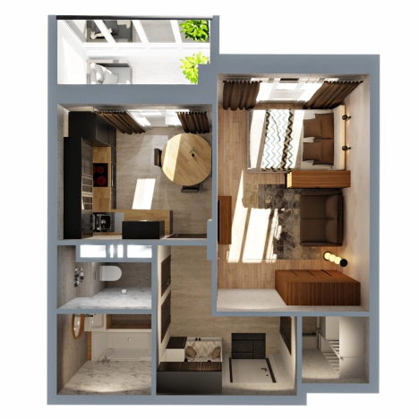 . Вариант № 2731643, 0, площадь - 39.8 квм, цена 4397900 рублей