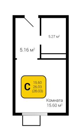 Купить Студию на улице набережная Чуева в Воронеже. Вариант № 132738, 0, площадь -  квм, цена 5116958 рублей