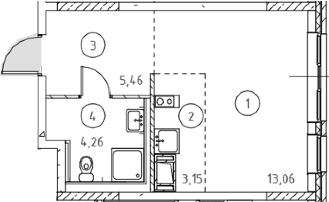 Купить квартиру в новостройках в ЖК Новое Колпино в Санкт-Петербурге. Вариант № 7203483, 0, площадь -  квм, цена 4023454 рублей