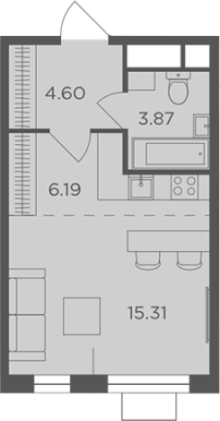 Купить квартиру в ЖК Одинград, квартал «Семейный» в Одинцове. Вариант № 131948, 0, площадь -  квм, цена 7370000 рублей