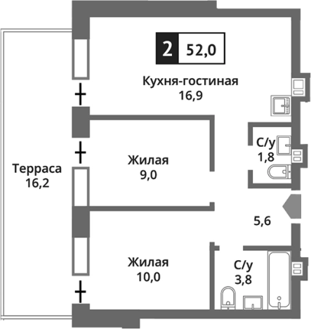 Купить трехкомнатную квартиру на улице Кирова в Химках. Вариант № 112958, 0, площадь -  квм, цена 10997611 рублей