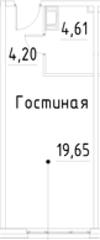Купить Студию в новостройках на улице проспект Большевиков в Санкт-Петербурге. Вариант № 9327830, 0, площадь -  квм, цена 5844860 рублей