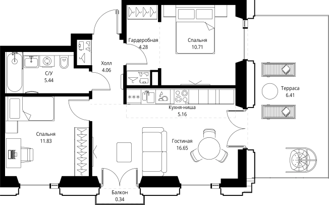 Купить квартиру в ЖК SET в Москве. Вариант № 10354442, 0, площадь - квм, цена 52552800 рублей