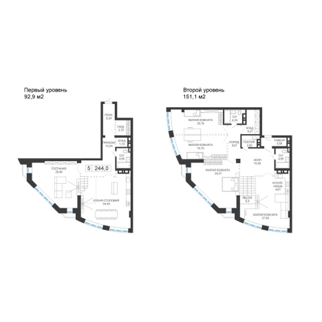 Купить четырехкомнатную квартиру в Приморском крае. Вариант № 6059055, 0, площадь -  квм, цена 66814200 рублей