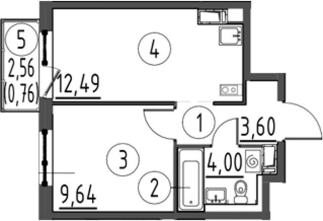 Купить квартиру в ЖК Квартал Торики в Ленинградской области. Вариант № 6712488, 0, площадь -  квм, цена 6276092 рублей