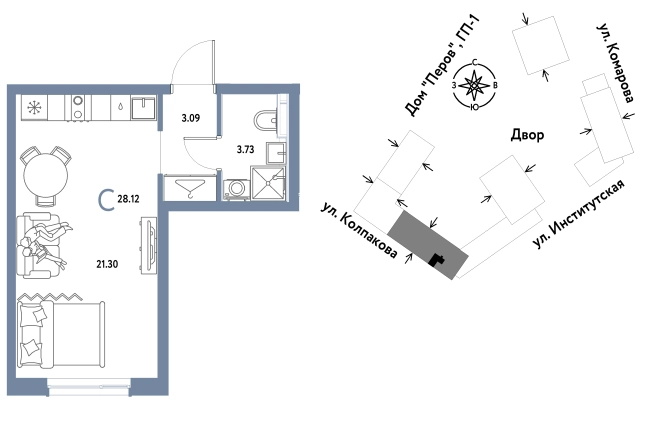Купить квартиру в ЖК Страна.Парковая в Мытищах. Вариант № 10440582, 0, площадь -  квм, цена 11893333 рублей